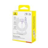 Baseus Gem USB til IP 2.4A hurtigopladningskabel 2 m Lilla #6