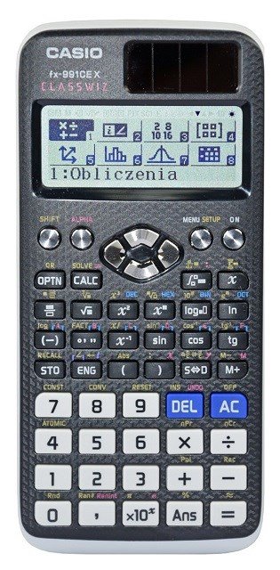 CASIO VIDENSKABELIG LOMMEREGNER FX 991CEX CLASSWIZ SORT, 12-CIFRET DISPLAY #1