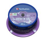 Verbatim DVD+R Double Layer 8x Matt Silver 25pk Spindle 8,5 GB DVD+R DL 25 stk #3