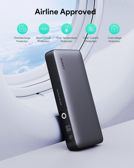AUKEY PB-Y43 powerbank Lithium 20000 mAh Sort #8