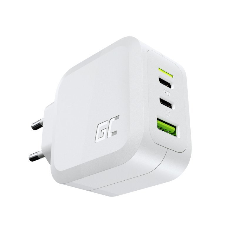 Green Cell CHARGC08W oplader til mobil enhed Hovedtelefoner, Netbook, Smartphone, Tablet Hvid Vekselstrm Hurtig opladning Indendrs #2