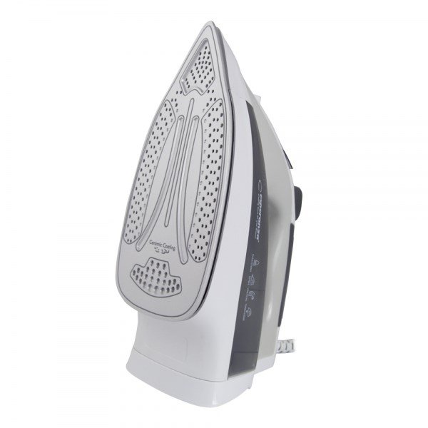 Esperanza CHINO Tr & dampstrygejern Keramisk strygesl 2400 W Sort, Gr, Hvid #5