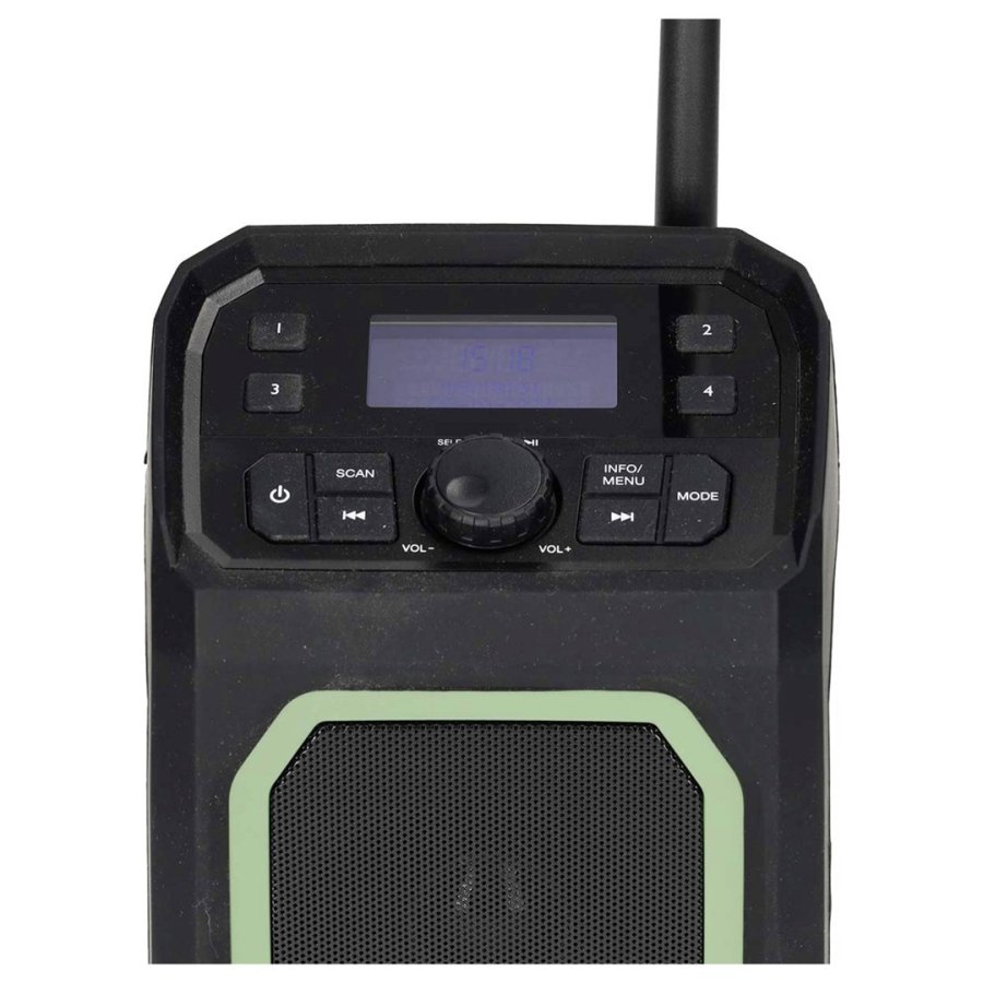 Imperial DABMAN OR 5 mobiele DAB+/FM buitenradio B�rbar Digital Sort, Gr�n #4