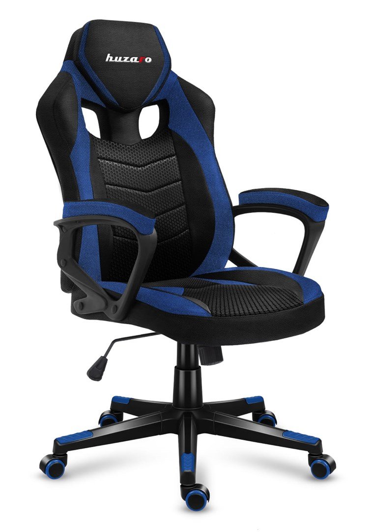 Huzaro FORCE 2.5 BLUE  MESH Gaming lnestol Trdsde Sort, Bl #1