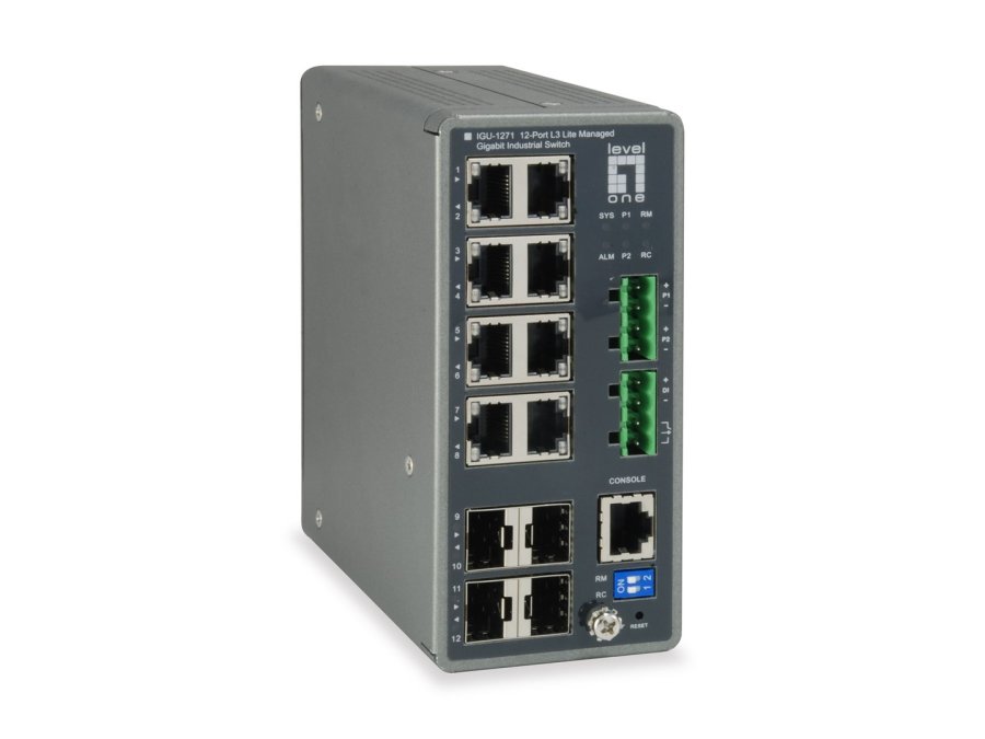 LevelOne IGU-1271 netv�rksswitch Administreret L3 Gigabit Ethernet (10/100/1000) Gr� #1