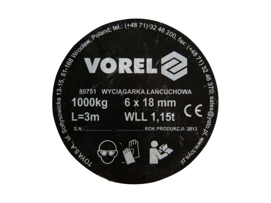 VOREL 80751 donkraft & sttte til kretj #3
