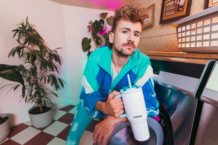 Termokrus med teleskopsugerr Kambukka Rio Tumbler 950 ml Frosty Coconut #21