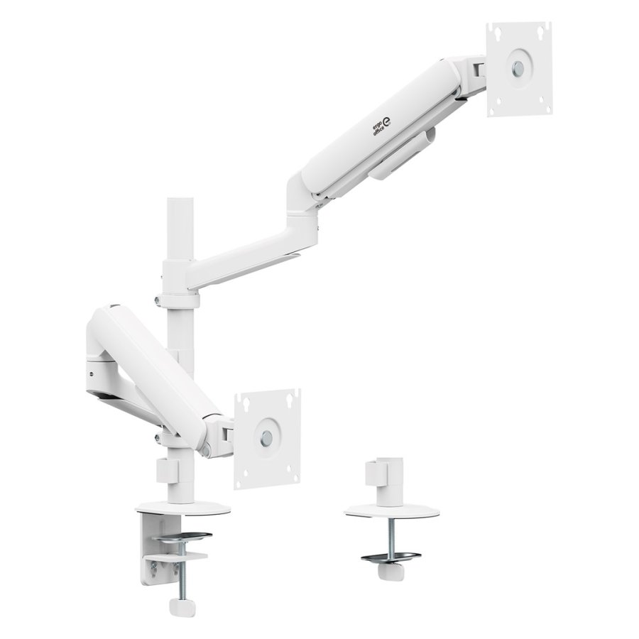Ergo Office-holder/oph�ng til 2 sk�rme, gasfjeder, 17