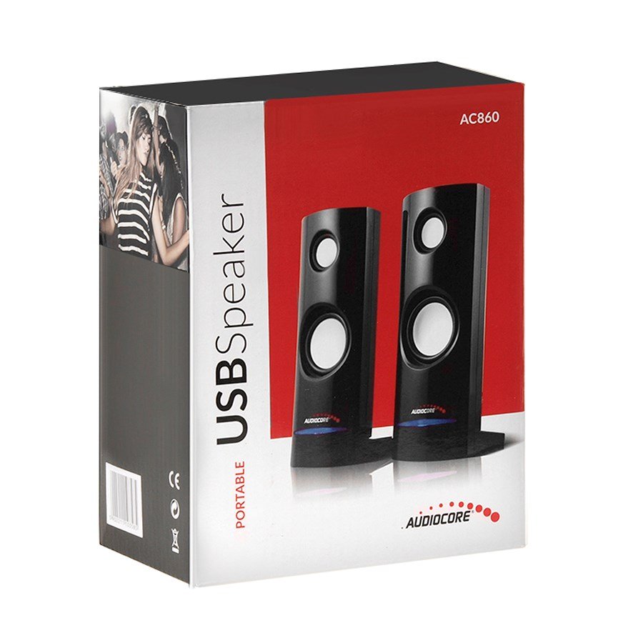 Audiocore AC860 hjttaler 2-vejs 4 W Sort Ledningsfrt #3