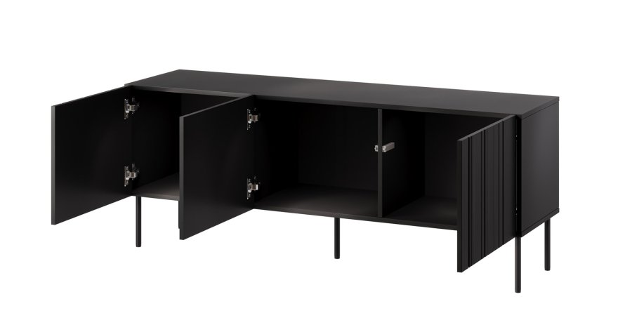 RTV-skab ISLA 150.5x40x60 sort mat #2