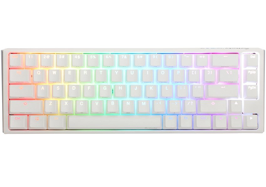 Ducky One 3 Classic Pure White SF tastatur Spil USB Tysk Hvid #1