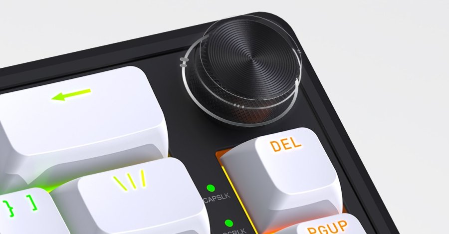 HATOR Skyfall Wireless 65 tastatur Spil USB + RF Wireless + Bluetooth QWERTY US engelsk Sort, Hvid #18