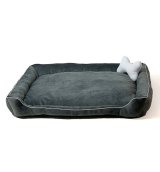 GO GIFT Lux graphite - seng til kledyr - 95 x 70 x 9 cm #1