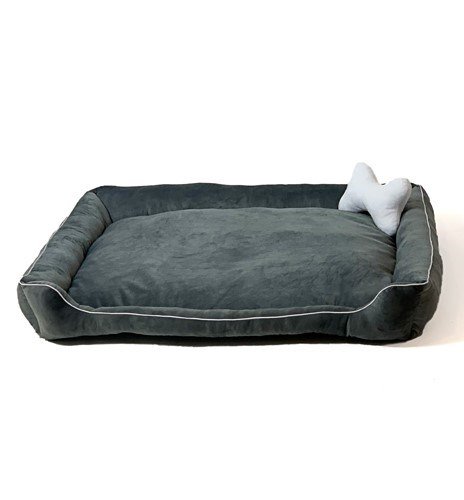 GO GIFT Lux graphite - seng til kledyr - 95 x 70 x 9 cm #1