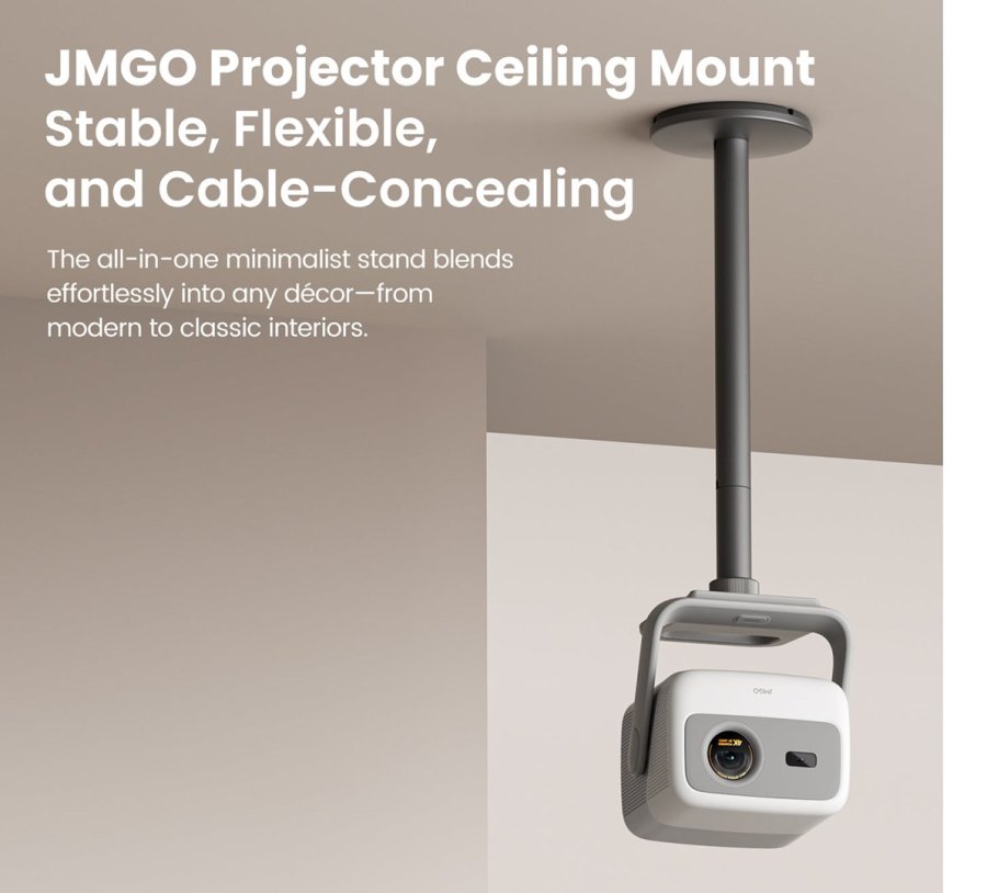 JmGO Ceiling Mount monteringsbeslag til projektor Loft Gr� #3