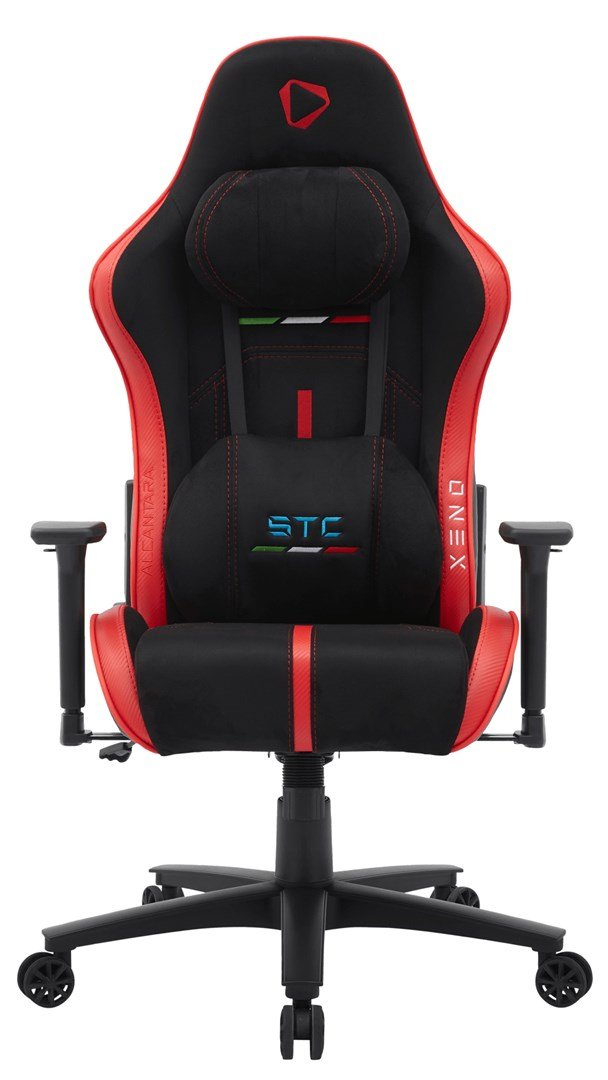 Onex AirSuede | Onex | Gaming chairs | STC Alcantara L Series | Black/Red #1