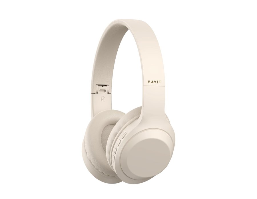 Havit H628BT - trdlse on-ear-hovedtelefoner, beige #3