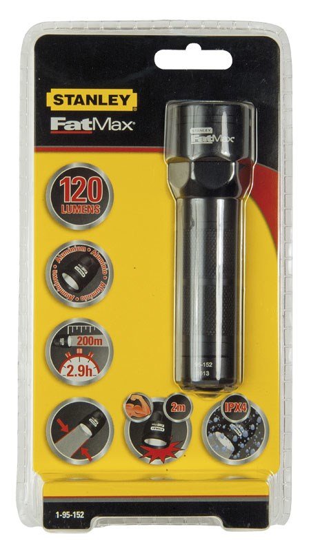 Stanley FatMax Sort Hnd lommelygte LED #4