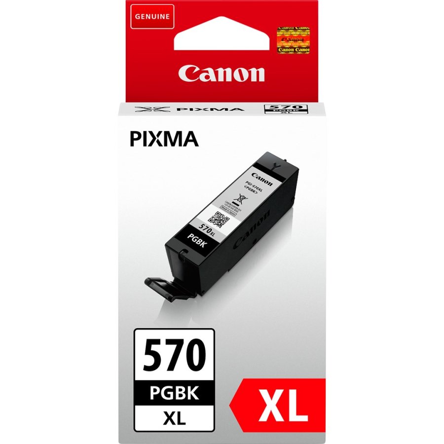 Canon PGI-570PGBK XL blkpatron 1 stk Original Hjt (XL) udbytte Sort #1