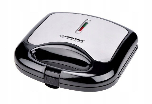 Esperanza ASIAGO sandwichtoaster 1000 W Sort, Hvid #4