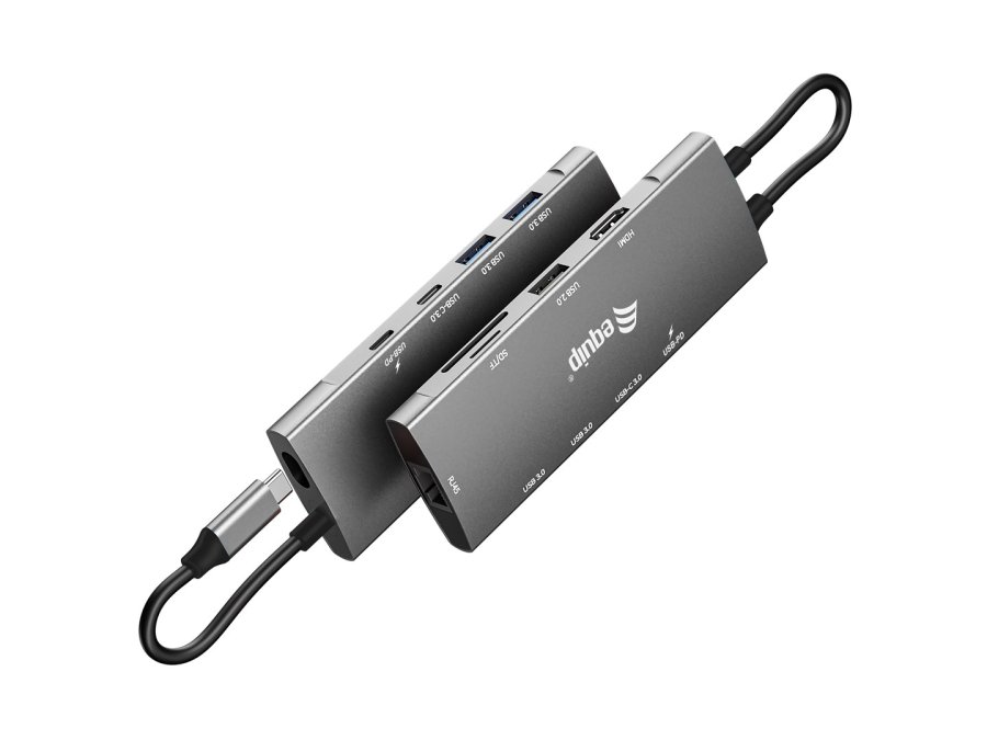 Equip 133490 dockingstation Ledningsf�rt USB 3.2 Gen 1 (3.1 Gen 1) Type-C Gr� #2