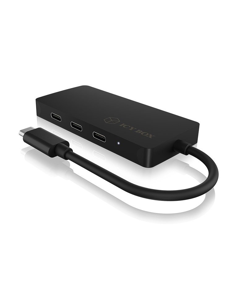 ICY BOX IB-HUB1429-CPD USB 3.2 Gen 2 (3.1 Gen 2) Type-C 10000 Mbit/s Sort #4