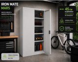 Iron Mate Garageskab Iron Mate Mars 185 x 90 x 45 Gr� Premium #7