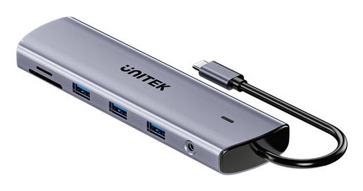 UNITEK D1113BGY01 interface hub 2 x USB 3.2 Gen 2 (3.1 Gen 2) Type-C 1000 Mbit/s Gr� #11