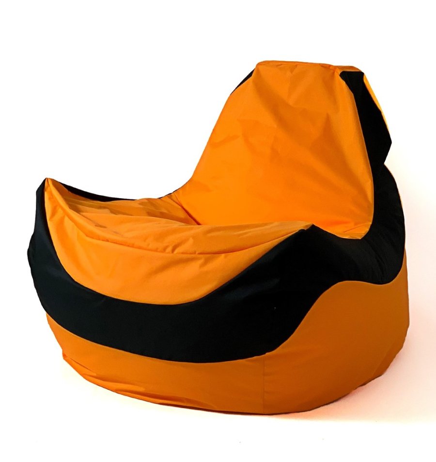 Puf GO GIFT Sort Orange Oxford tejido antidesgarros 140 x 100 x 100 cm 140 x 100 cm #1