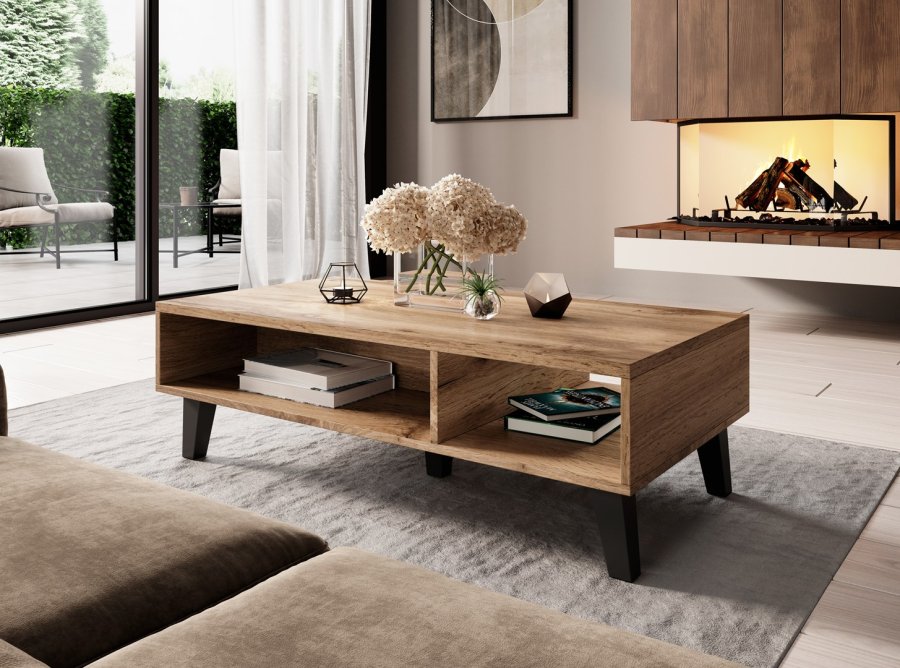Cama NORD-CT kaffe-, side- & endebord Kaffebord Rektangulr form 4 ben #3