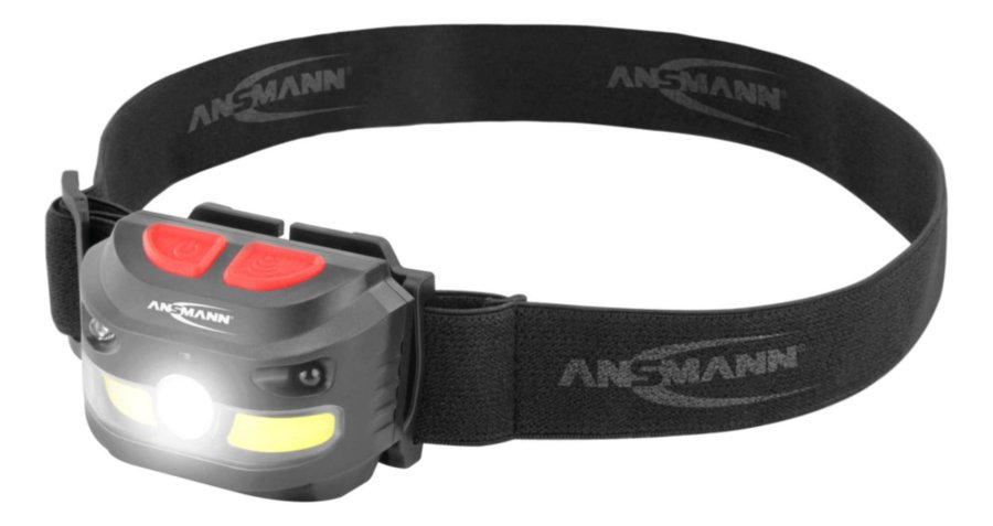 Ansmann HD250RS Sort Hovedbnd lommelygte COB LED #4