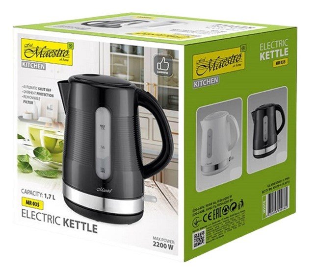MAESTRO elkedel 1,7 l MR-035-BLACK #5