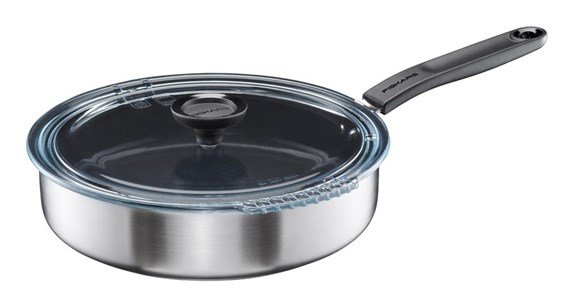 Fiskars 1072314 stegepande Sauteuse pande Rund #10