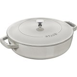 STAUB Cast iron stewing pan with lid 28 cm, truffle #2