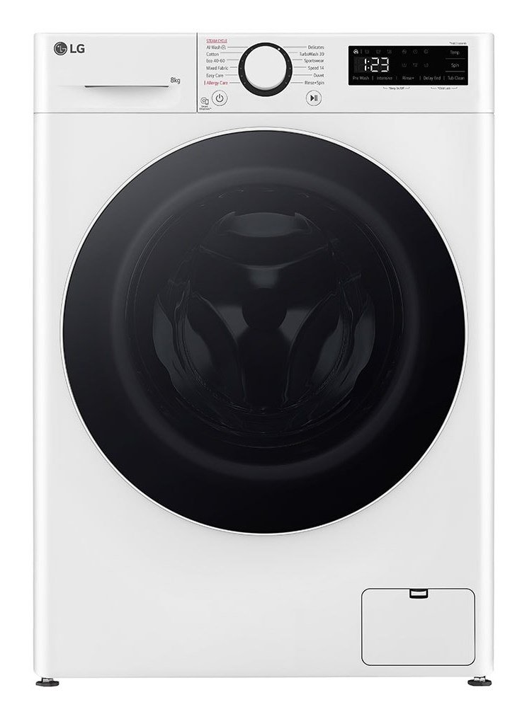 LG F2WR508S0W vaskemaskine Front-lsning 8 kg 1200 rpm Sort, Hvid #1