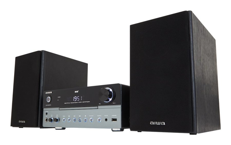 Aiwa MSBTU-700DAB stereoanl�g Home audio micro system 25 W Arktisk bl�, Sort #15