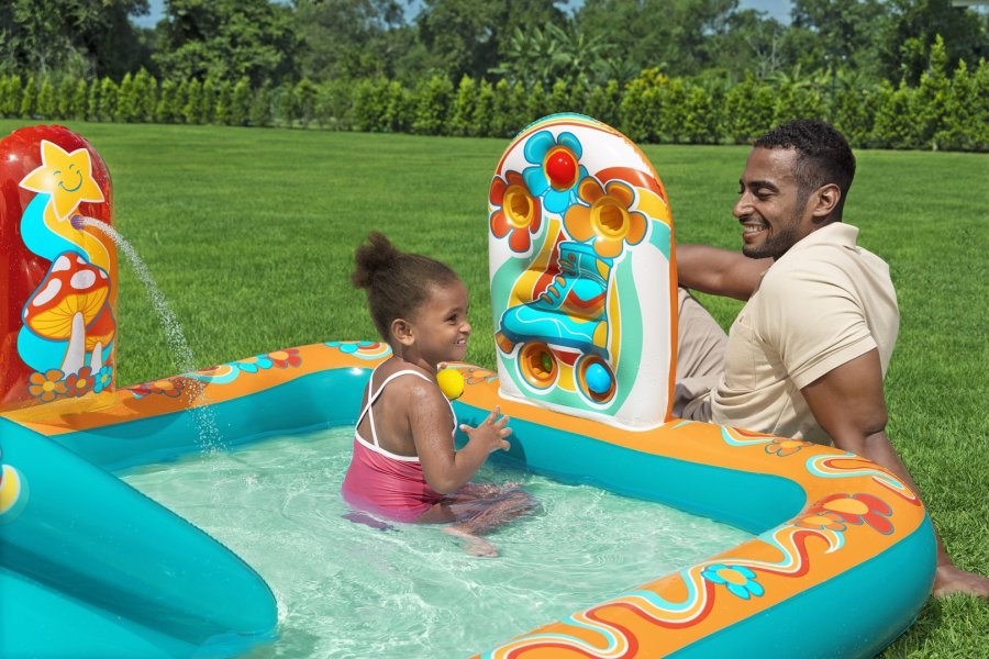 Bestway Oppustelig Pool Legeland Hippie 193x152x74 cm +2 r Have 53164 #18