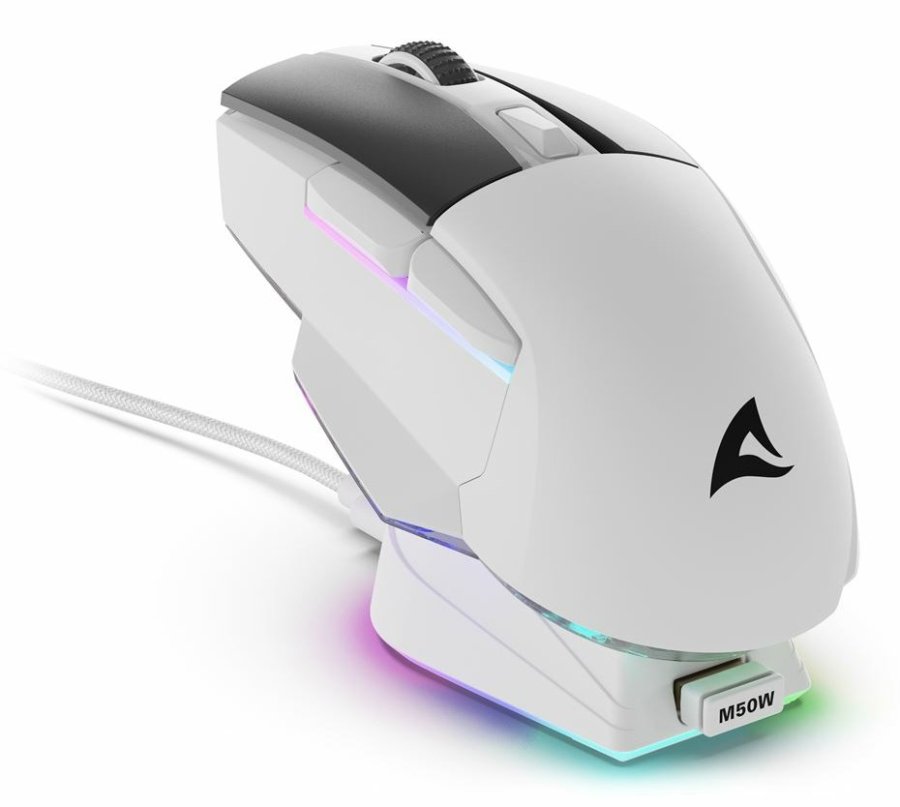 Sharkoon SGM50W mus Spil Hjre hnd RF Wireless + USB Type-A Optisk 6400 dpi #7