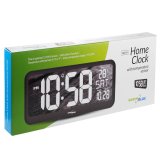 Stort digitalt vgur fritstende med temperatursensor 37x17 cm LCD-display Strmadapter og batteridrevet #9