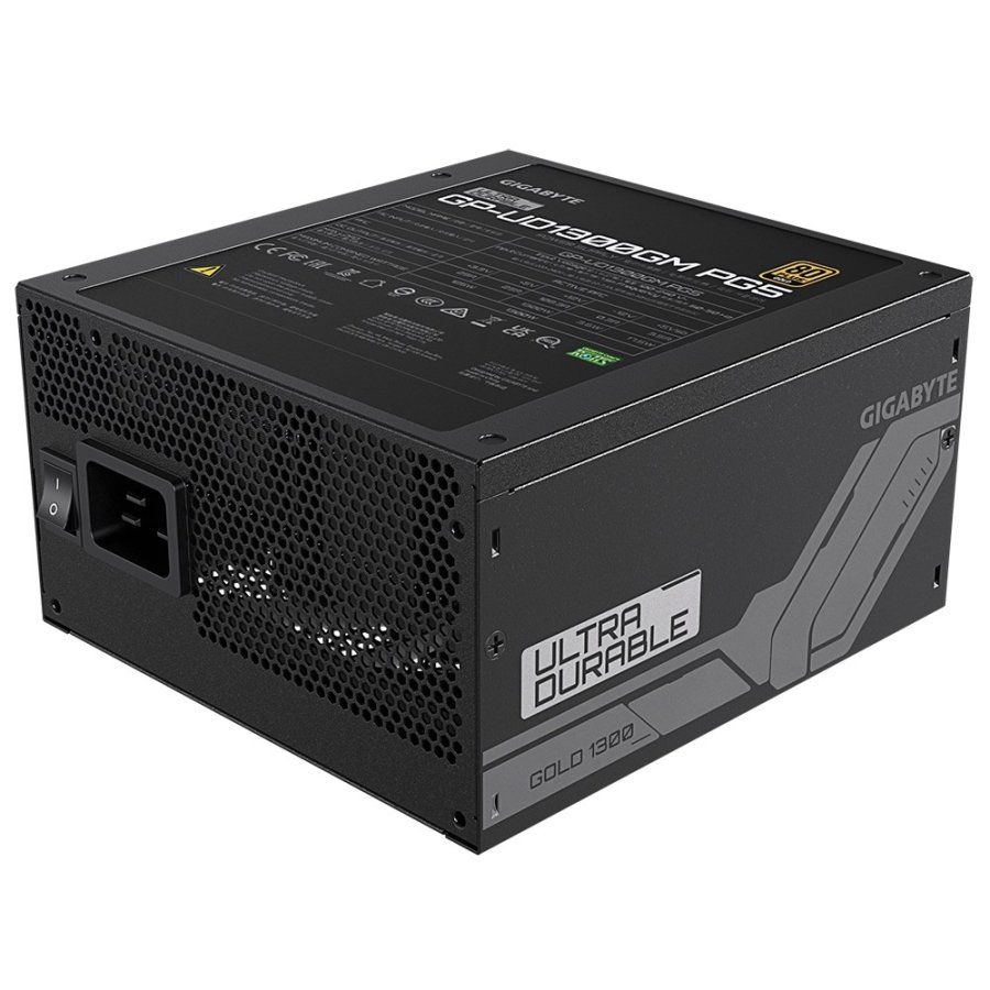 GIGABYTE UD1300GM PG5 enhed til str�mforsyning 1300 W 20+4 pin ATX ATX Sort #4