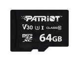 Patriot VX Series 64GB MicroSDXC V30 Class 10 UHS-I U3 4K UHD Memory Card PSF64GVX31MCX #1