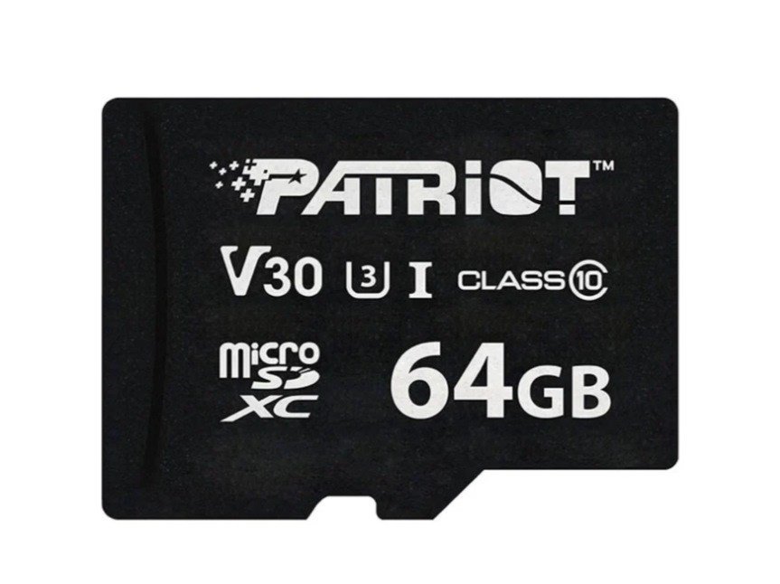 Patriot VX Series 64GB MicroSDXC V30 Class 10 UHS-I U3 4K UHD Memory Card PSF64GVX31MCX #1