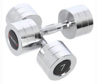 HMS Fitness CHD07 Hndvgt med fast vgt 7 kg 2 stk #5