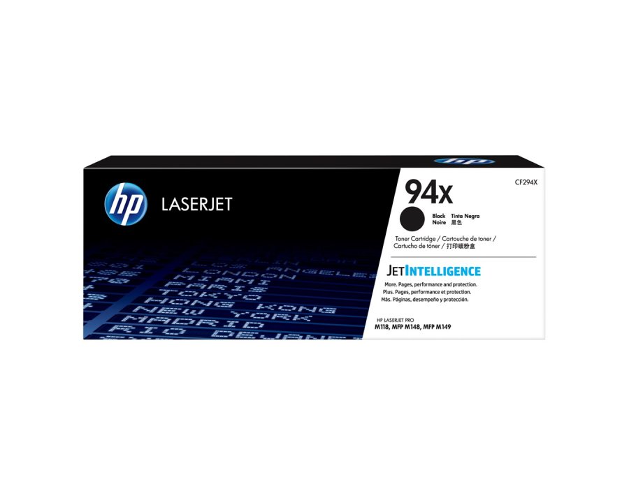 HP 94X Original LaserJet-tonerpatron med h�j kapacitet, sort #1