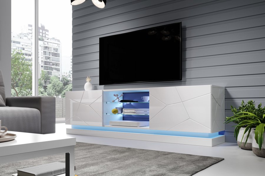 Cama QIU 200 TV stativ & underholdningscenter 4 hylder #4