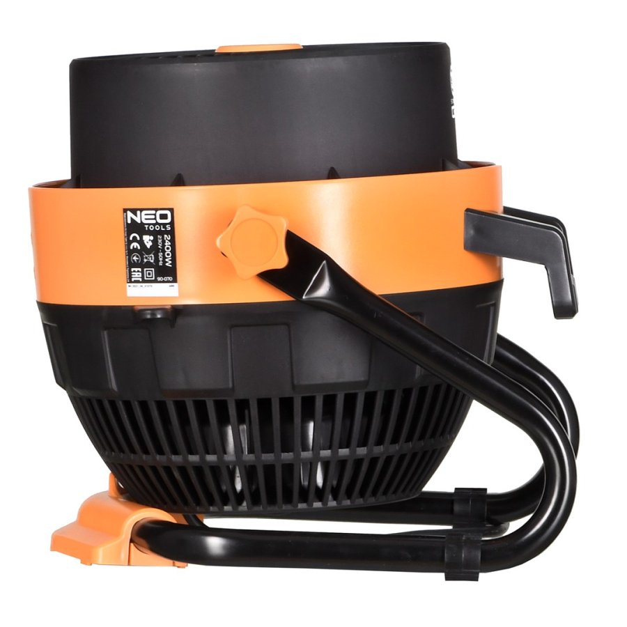 NEO TOOLS 90-070 2in1 Elektrisk varmeapparat + Ventilator 2400 W Sort, Orange #2