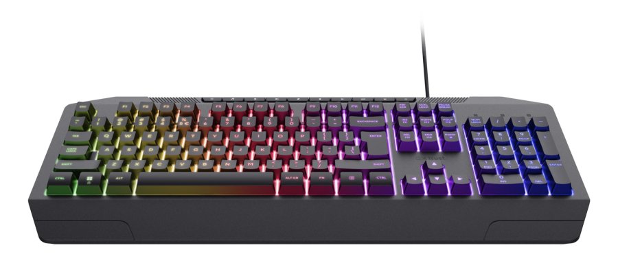 Trust GXT 836 Evocx tastatur Spil USB QWERTY US engelsk Sort #3