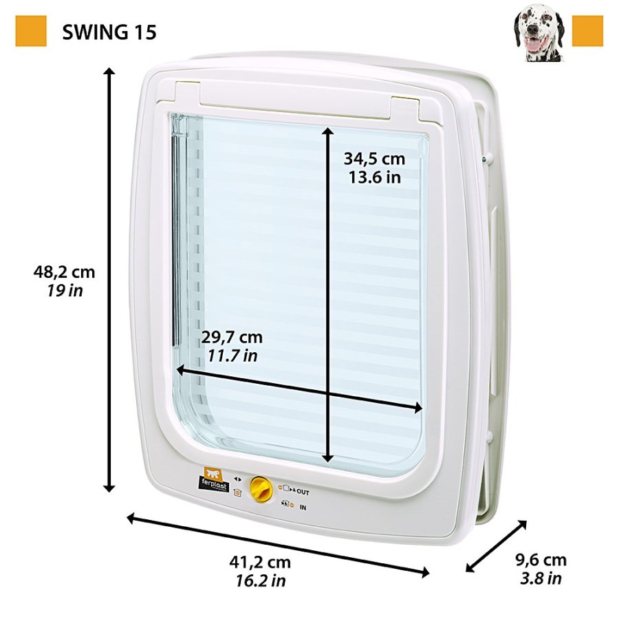 FERPLAST Swing 15 - Stor hundedr, brun #2