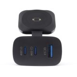 RealPower 450476 oplader til mobil enhed Str�mbank, SmartWatch, Tablet Sort Vekselstr�m Tr�dl�s opladning Hurtig opladning Indend�rs #2