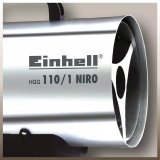 Einhell HGG 110/1 Niro Varmluftspistol 30 W Sort, Slv #25